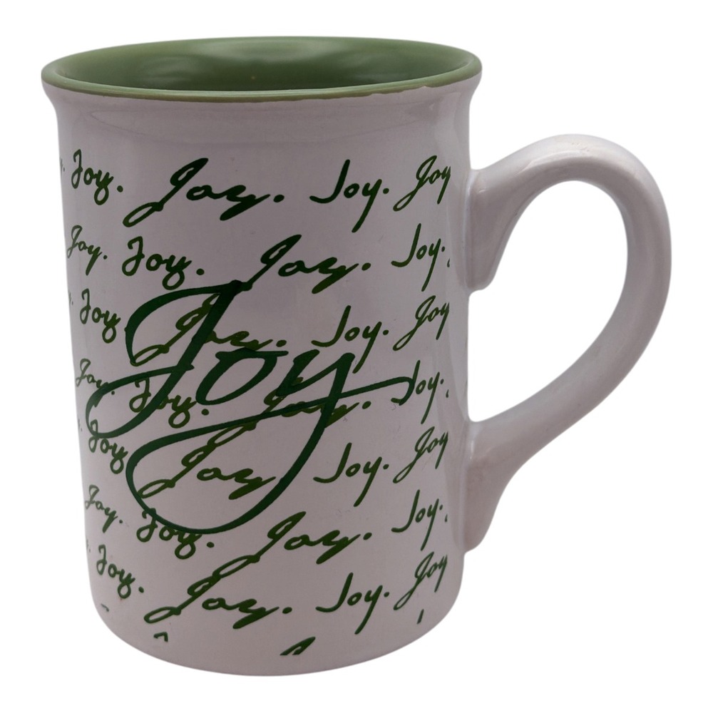Gibson Home Stoneware Inspirational Mugs Joy 16 fl oz. EUC